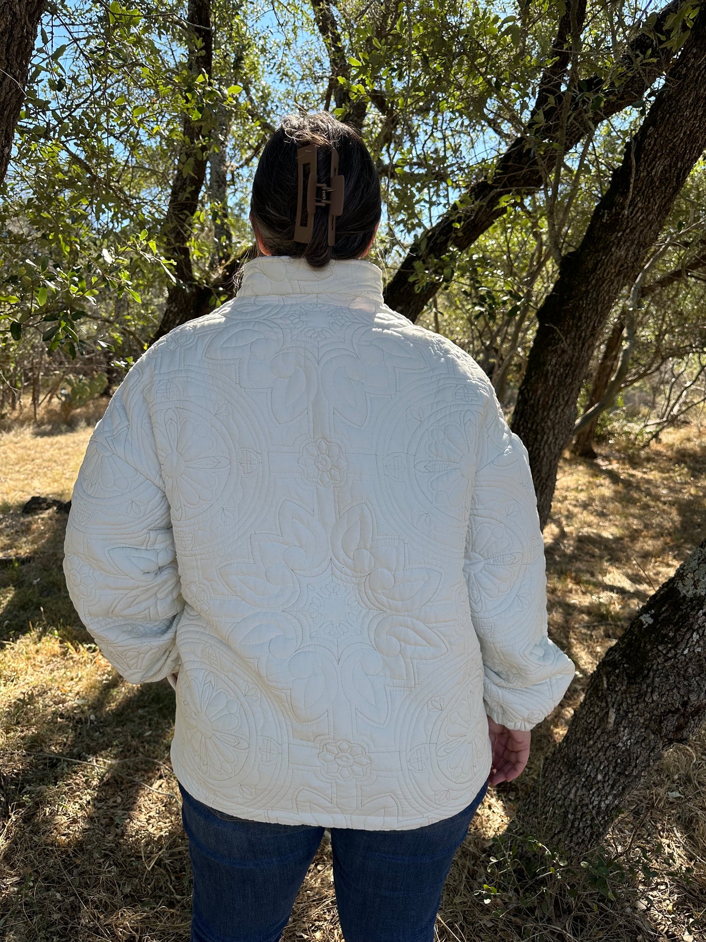 Women's Quarter Zip Quilted Jacket