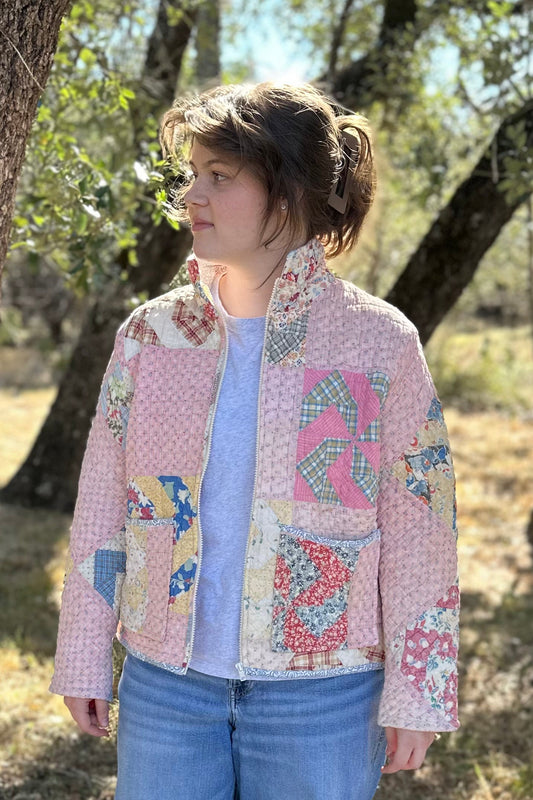 Pink Quilt Jacket